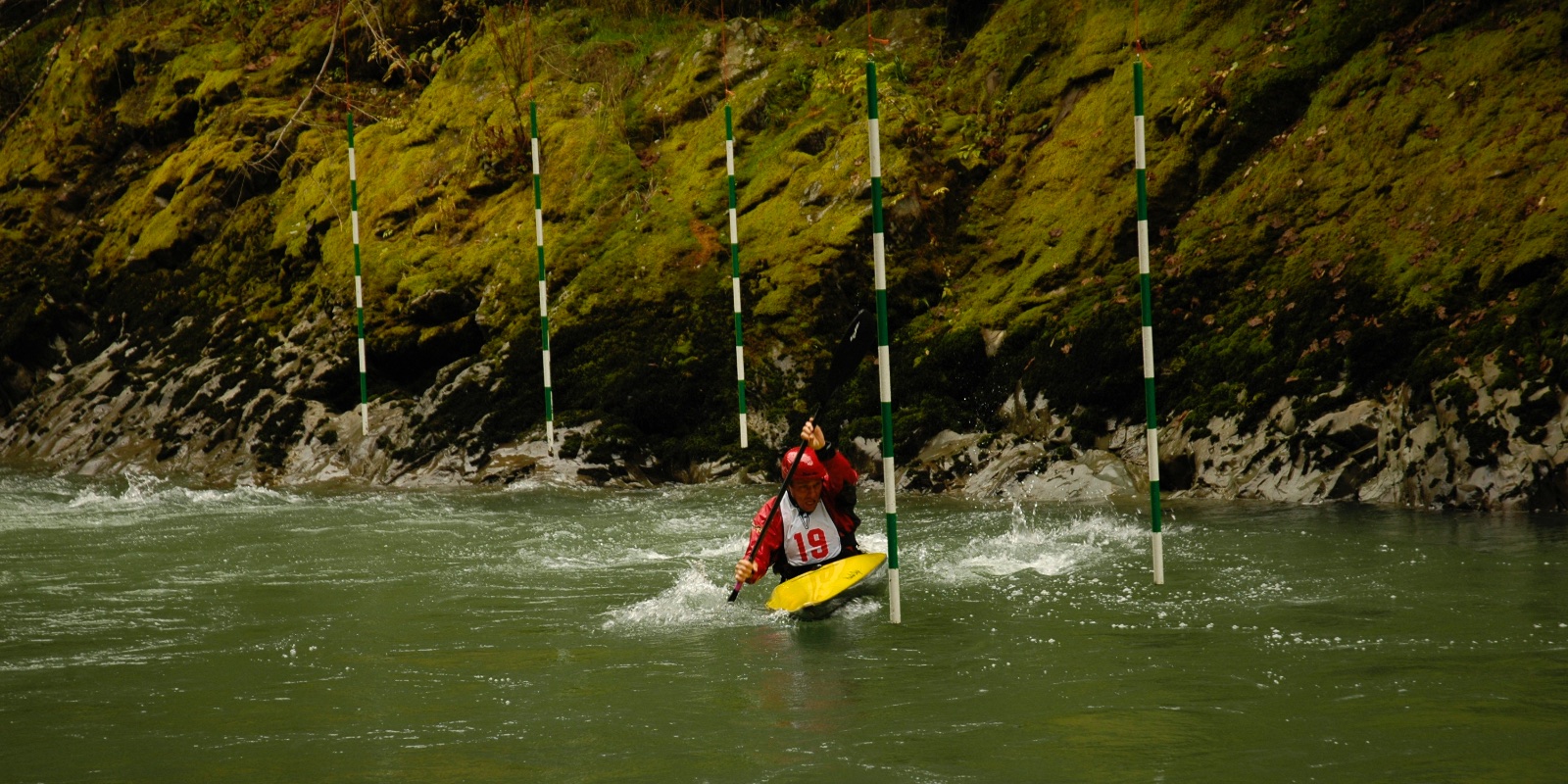 kayak race on the Nooksack